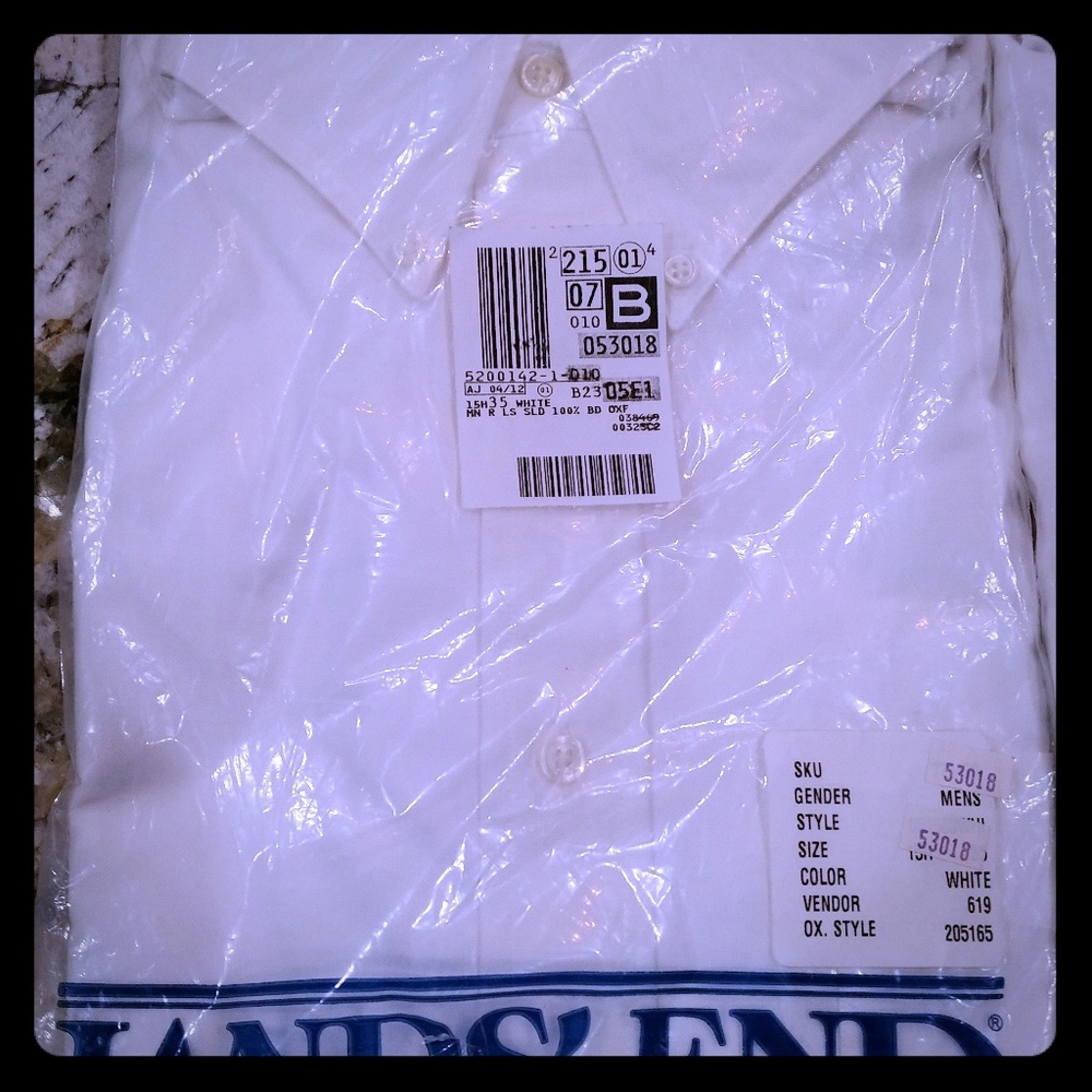 4 mens Oxford 100% cotton button down 15.5 x 35